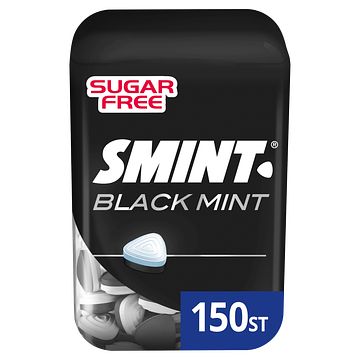 Foto van Smint black mint sugar free value pack 150 stuks 105g bij jumbo