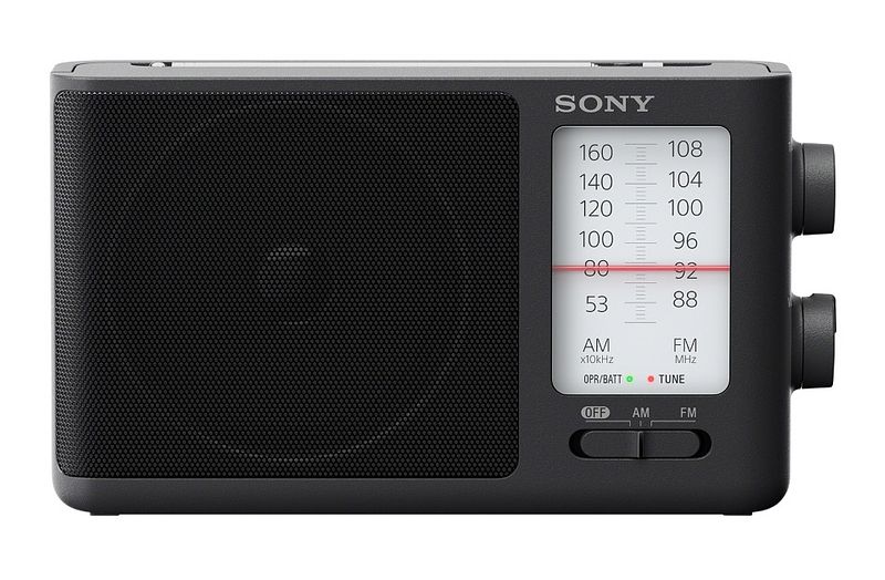 Foto van Sony icf-506 fm radio zwart