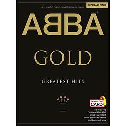 Foto van Wise publications abba gold: greatest hits singalong met online backing tracks