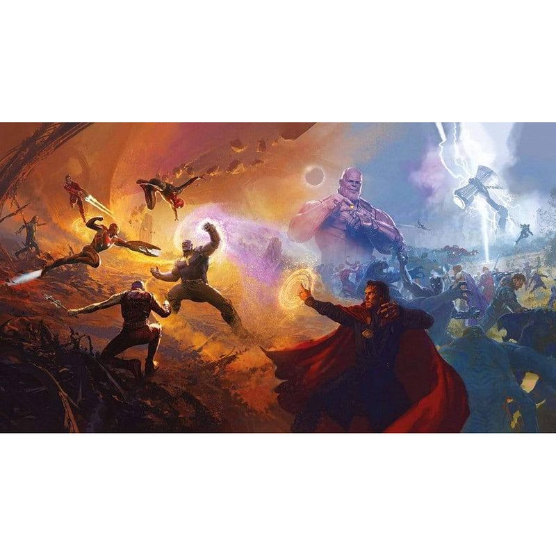 Foto van Komar avengers epic battles two worlds vlies fotobehang 500x280cm 10-banen