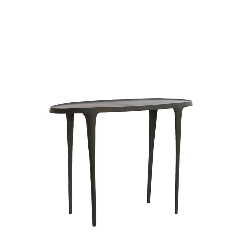 Foto van Light&living side table 110x43x80 cm arica mat zwart