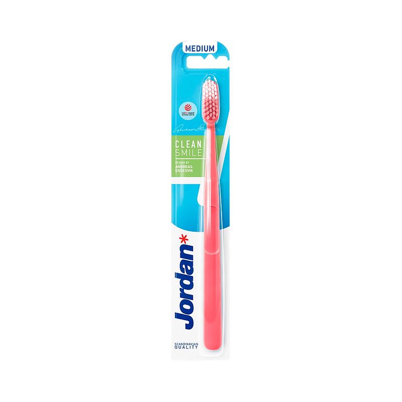 Foto van Clean smile tandenborstel medium 1pc.