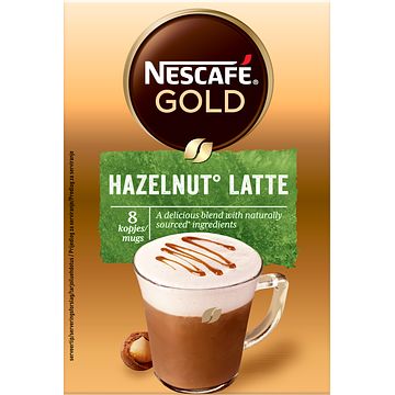 Foto van Nescafe gold hazelnoot latte 8 stuks bij jumbo