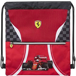 Foto van Ferrari f1 gymbag - 42 x 36 cm - rood