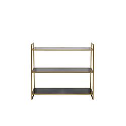 Foto van Light&living kast 3l 100x40x90 cm mariki glas smoke-goud