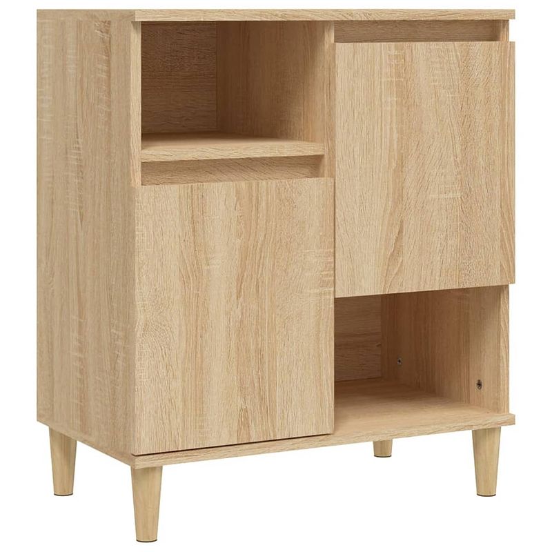 Foto van Vidaxl dressoir 60x35x70 cm bewerkt hout sonoma eikenkleurig