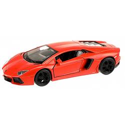 Foto van Welly lamborghini aventador sportauto oranje 10,5 cm