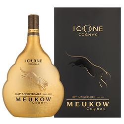 Foto van Meukow icone 160th anniversaire 70cl cognac + giftbox