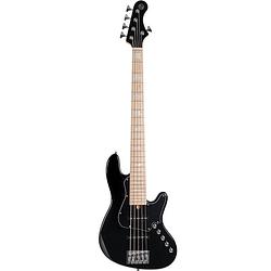 Foto van Cort elrick njs5 black mn 5-snarige elektrische basgitaar met gigbag