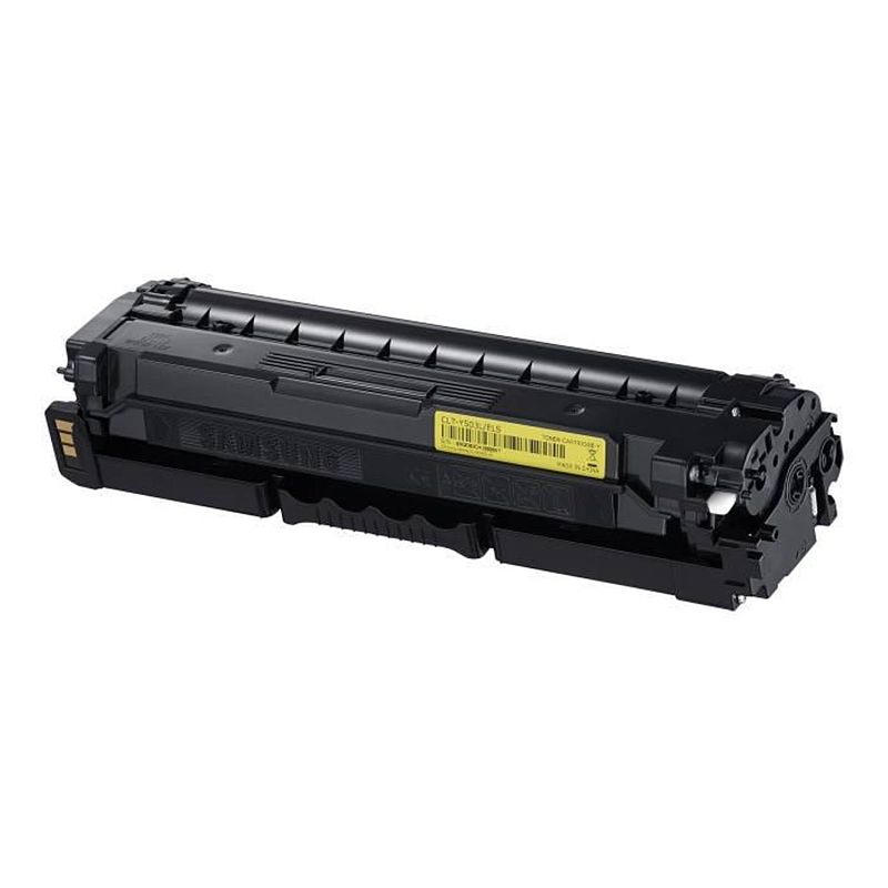 Foto van Samsung clt-y503l gele tonercartridge met hoog rendement (su491a) voor sl-c3010nd c3060fr