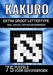 Foto van Kakuro - extra groot lettertype - 75 puzzels voor gevorderden - puzzelboeken & meer - paperback (9789464806762)