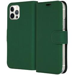 Foto van Accezz wallet softcase bookcase iphone 12 (pro) telefoonhoesje groen