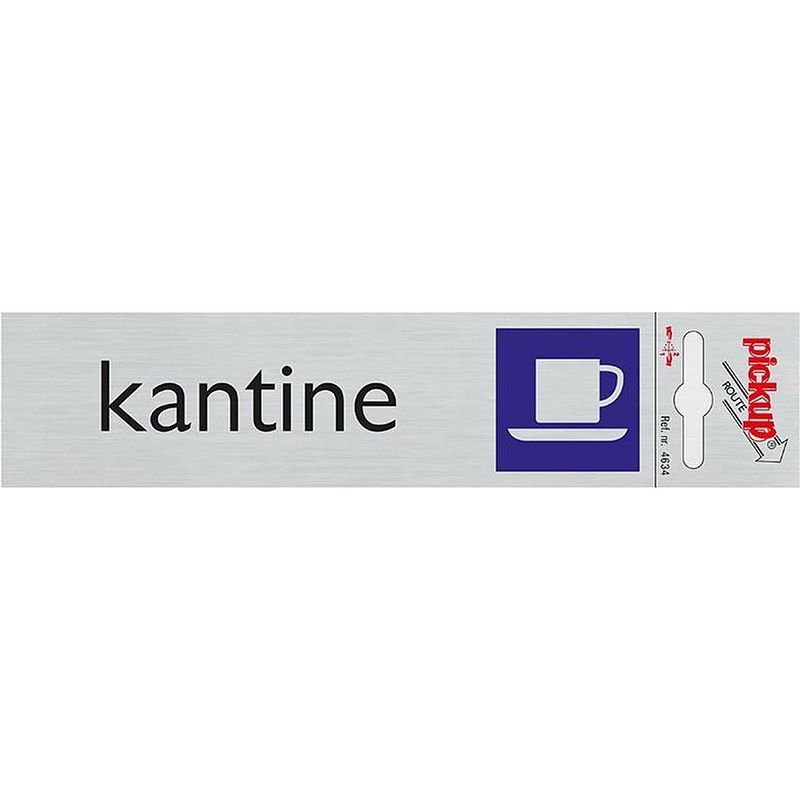 Foto van Route alulook 165 x 44 mm sticker kantine