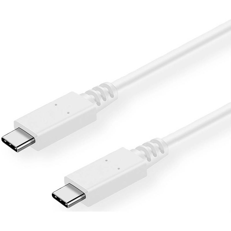 Foto van Value usb-kabel usb 3.2 gen2 (usb 3.1 gen2) usb-c stekker 1.00 m wit afgeschermd 11.99.9053