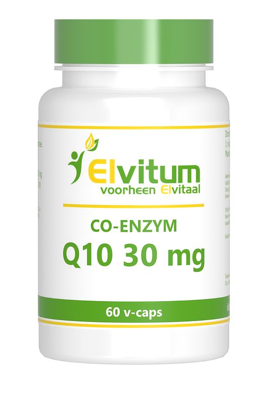 Foto van Elvitum co enzym q10 30mg vegicaps