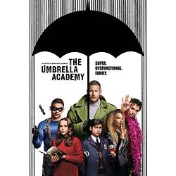 Foto van Pyramid the umbrella academy super dysfunctional family poster 61x91,5cm yourdecoration.nl