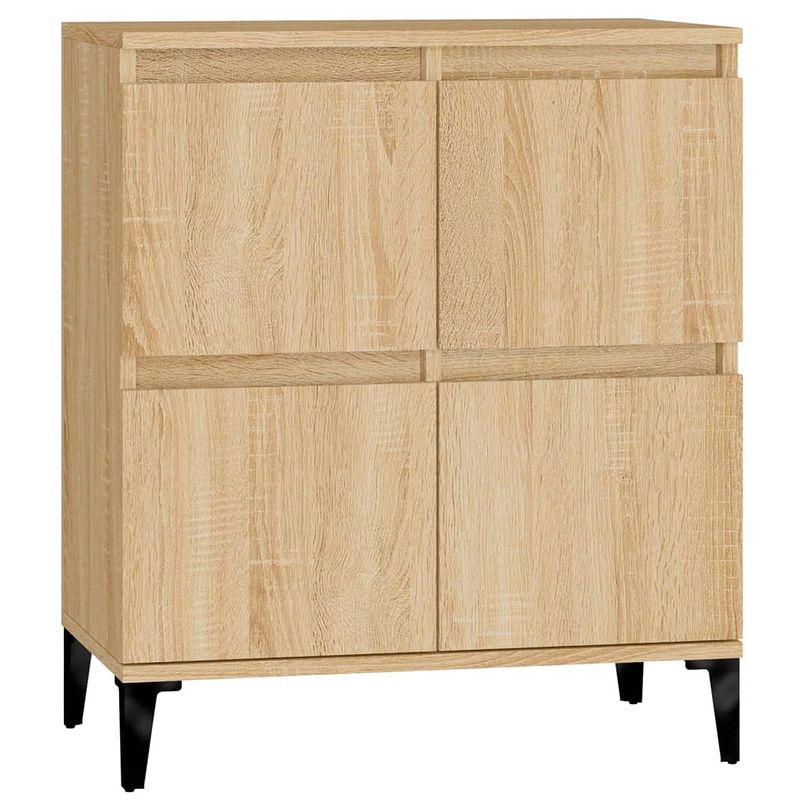 Foto van Vidaxl dressoir 60x35x70 cm bewerkt hout sonoma eikenkleurig