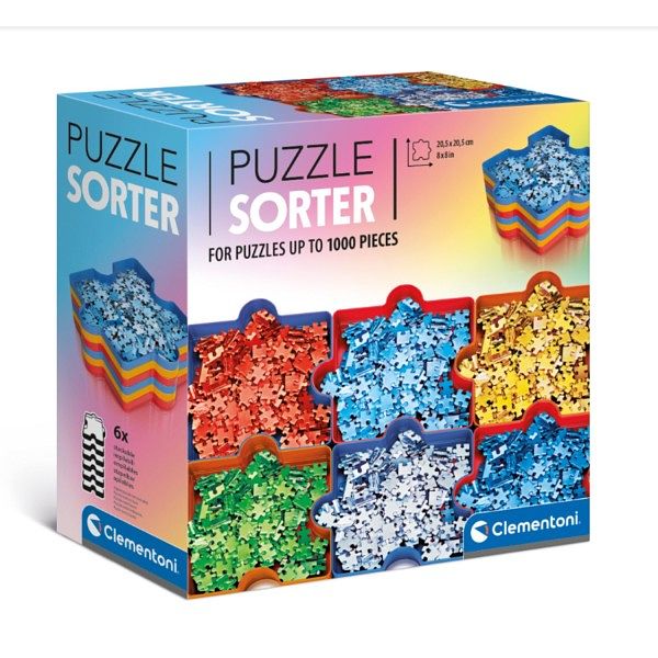 Foto van Clementoni puzzel sorteerbakjes 6-delig