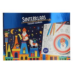 Foto van Wins holland placemats kleurboek sinterklaas, 12st.