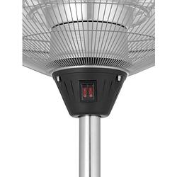 Foto van Tepro garten millbury terrasverwarming 2000 w zilver