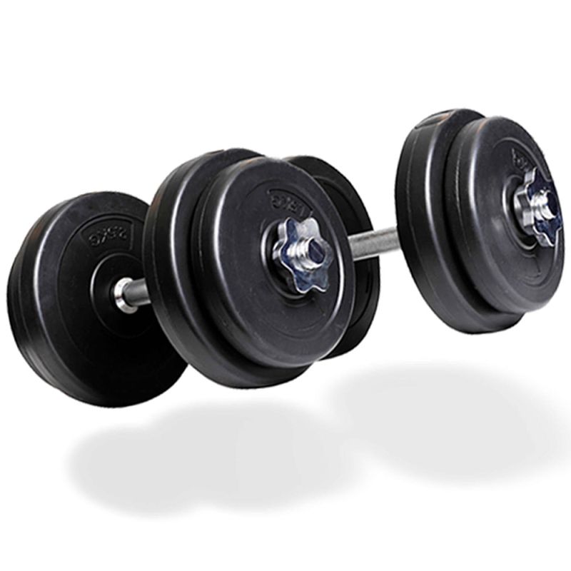 Foto van Matchu sports dumbbell set - 20kg - 2 x 10kg