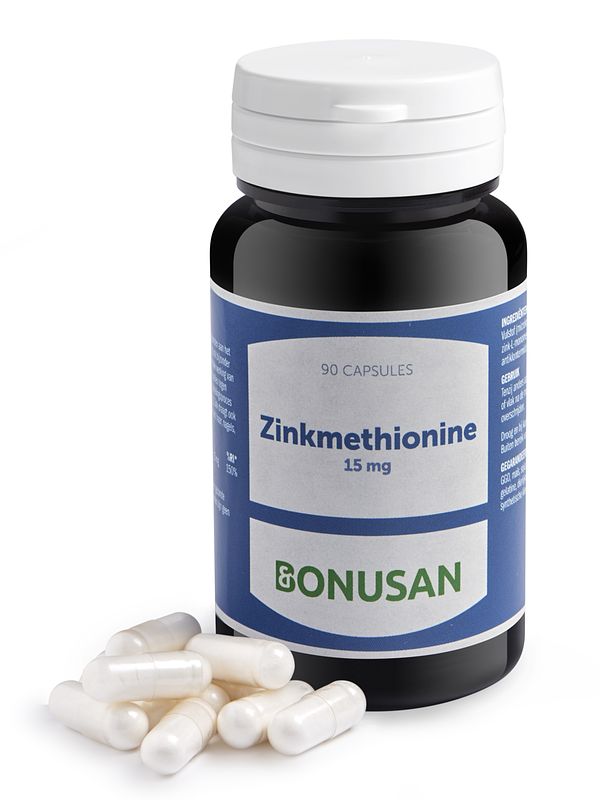 Foto van Bonusan zinkmethionine 15mg capsules