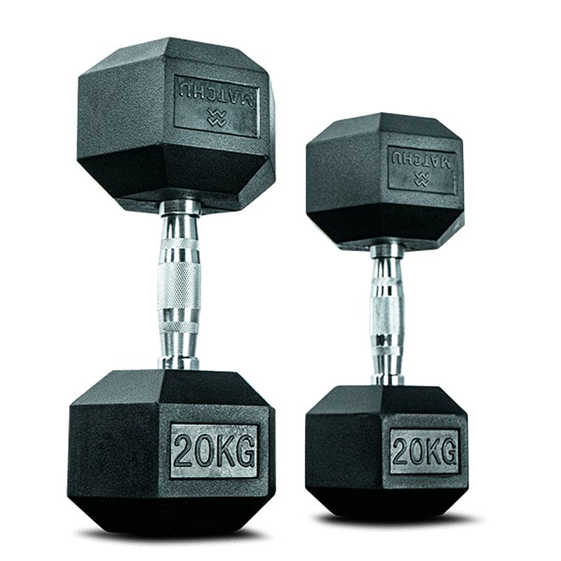 Foto van Matchu sports hexa dumbbells - 20 kg