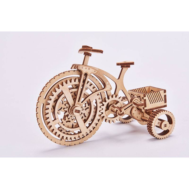 Foto van Wood trick fiets - houten modelbouw