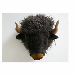 Foto van Buffel kop voor aan de muur - knuffeldier