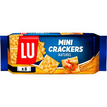 Foto van Lu mini crackers naturel 8 pakjes 250g bij jumbo
