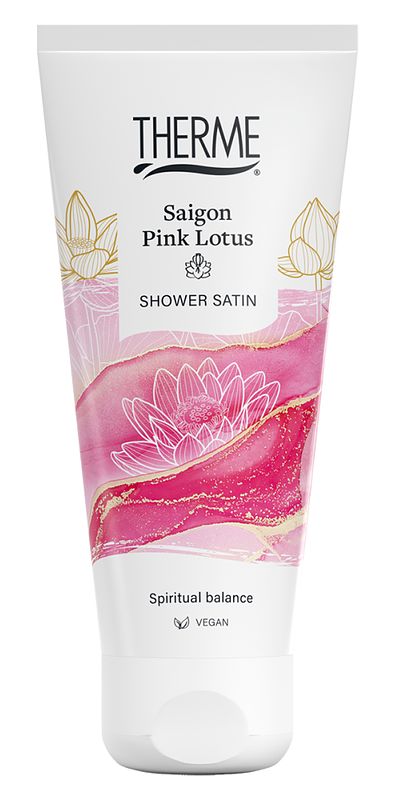 Foto van Therme saigon pink lotus shower satin