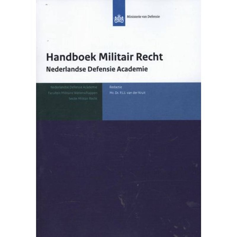 Foto van Handboek militair recht