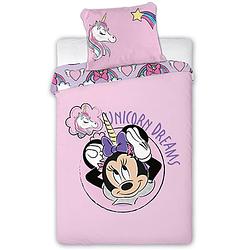 Foto van Disney minnie mouse dekbedovertrek unicorn dreams - eenpersoons - 140 x 200 cm - katoen