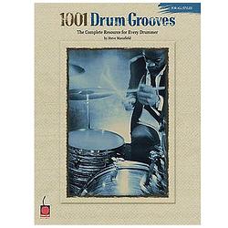 Foto van Musicsales 1001 drum grooves steve mansfield drumboek