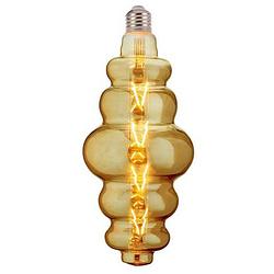 Foto van Led lamp - design - origa - e27 fitting - amber - 8w - warm wit 2200k