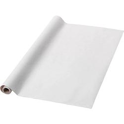 Foto van Benza cadeaupapier inpakpapier verpakkingspapier - wit - 70 cm x 5 meter per rol - 3 rollen