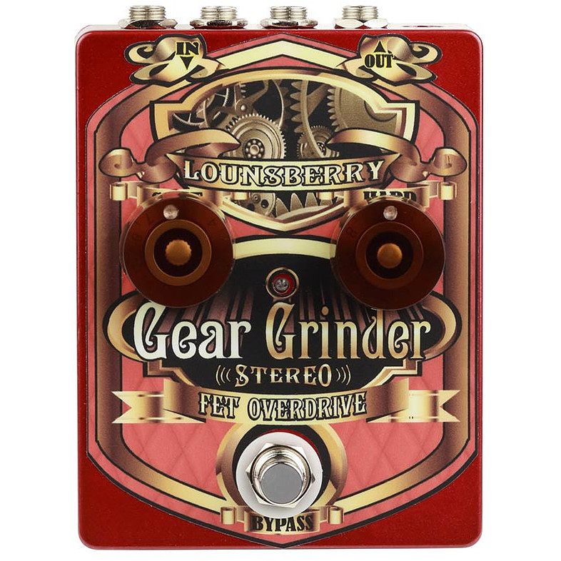 Foto van Lounsberry pedals ogs-2 gear grinder multi stage analoge fet stereo preamp / overdrive