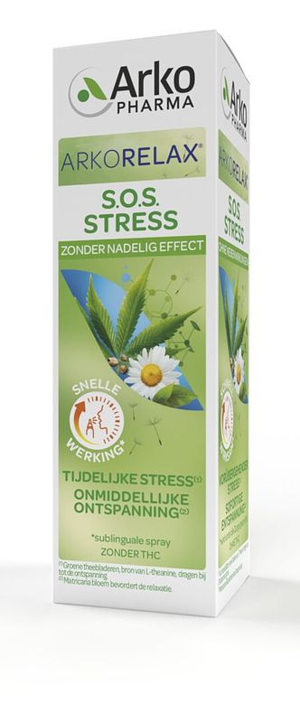 Foto van Arkopharma arkorelax s.o.s stress spray