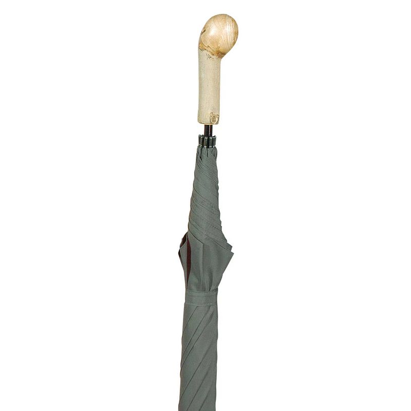 Foto van Classic canes golfparaplu elite - rustieke knop handgreep - groen - 92 cm
