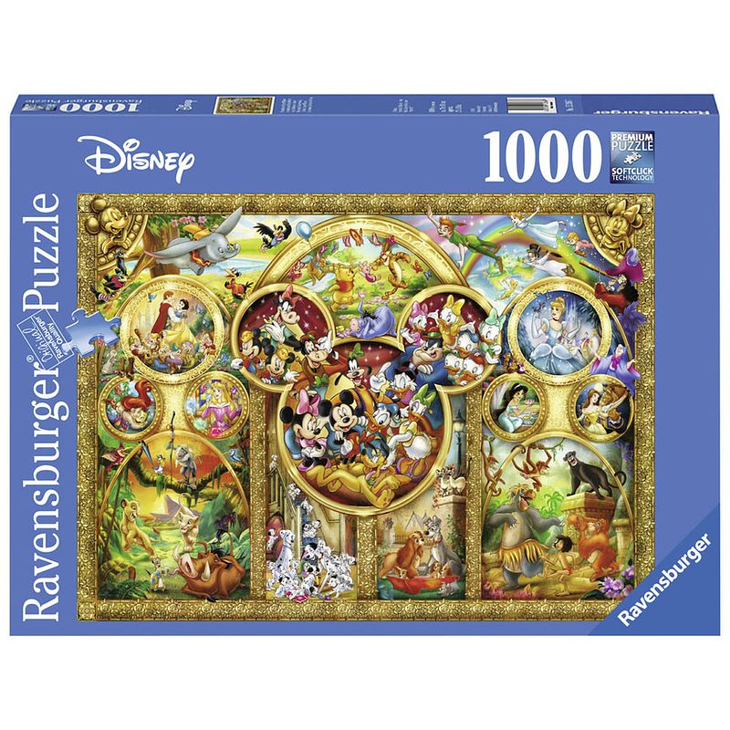 Foto van Ravensburger puzzel disney de mooiste thema's - 1000 stukjes