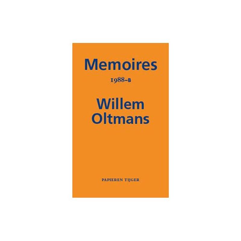 Foto van Memoires / 1988-b - memoires willem oltmans