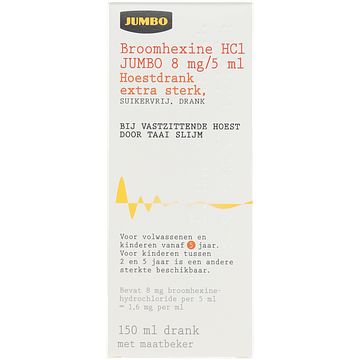 Foto van Jumbo broomhexine drank 8mg/5ml sv 150ml