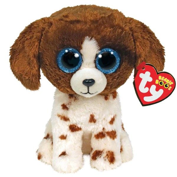 Foto van Ty beanie boo's muddles dog 15cm