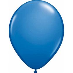 Foto van Ballonnen metallic blauw 50 stuks - ballonnen