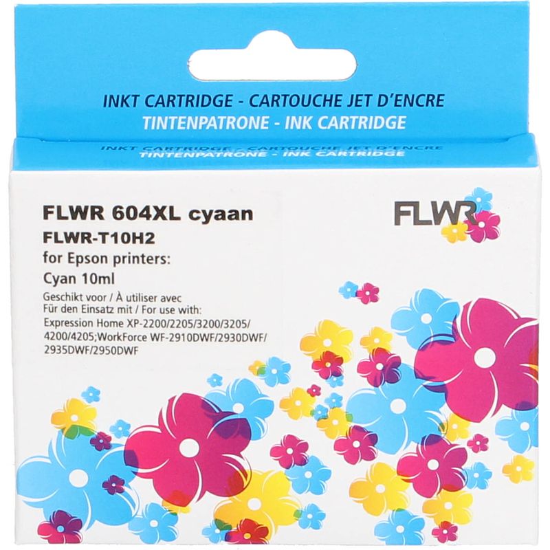 Foto van Flwr epson 604xl cyaan cartridge