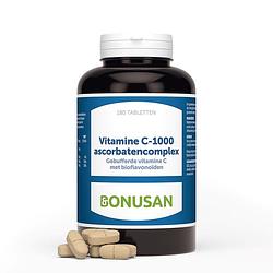 Foto van Bonusan vitamine c-1000 ascorbatencomplex tabletten