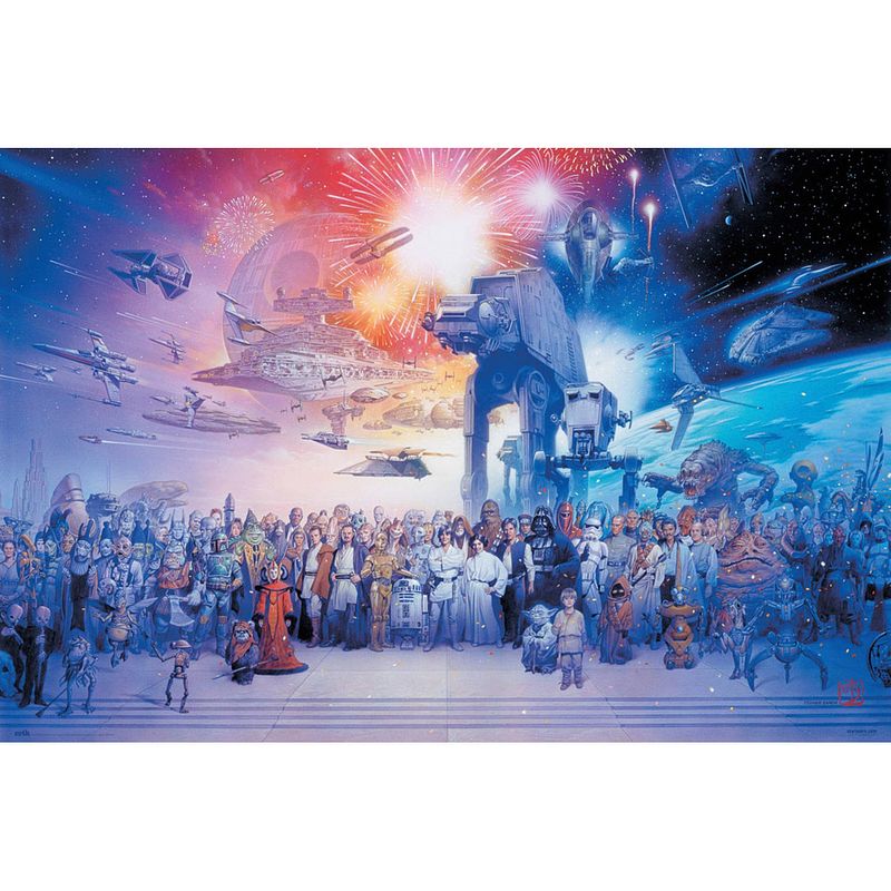 Foto van Grupo erik star wars legacy characters poster 91,5x61cm