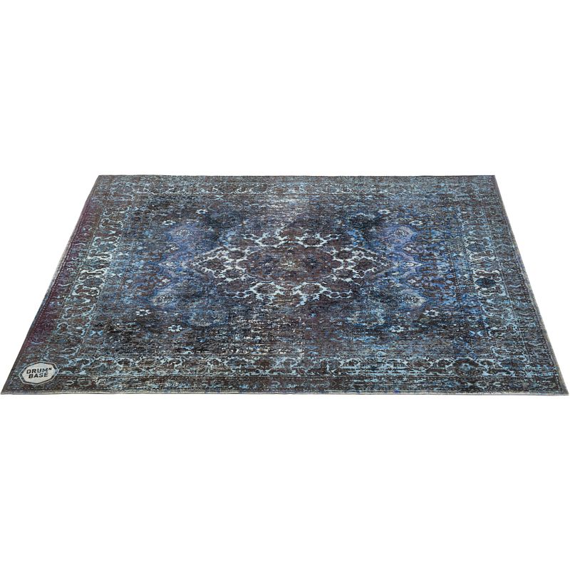 Foto van Drumnbase vp185-blu vintage persian blue drum/stage mat 185 x 160 cm