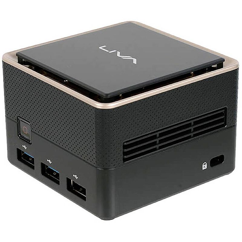 Foto van Ecs liva q3 plus mini-pc (htpc) amd v1605b (4 x 2.0 ghz / max. 3.6 ghz) 8 gb ram 128 gb emmc ohne betriebssystem