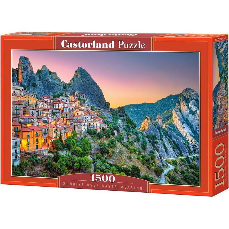 Foto van Castorland puzzel sunrise 68 cm karton 1500 stukjes